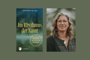 Buchcover und Portrait Kathrin Blum