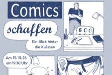 Plakat im Comicstil