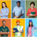 Collage, Arbeitnehmer, divers