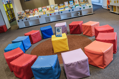 Lesesituation in der Kinderbibliothek
