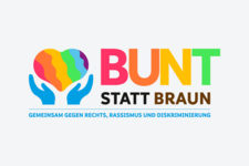 Logo Bunt statt Braun