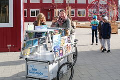 Lastenfahrrad der Bücherhallen