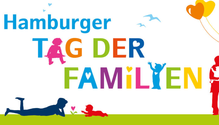 bunter Schriftzug Hamburger Tag der Familien