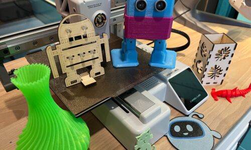 3D Druck: gedruckte Objekte und 3D Drucker im MakerLab
