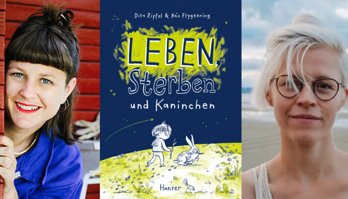 Abbildung der 2 Autorinnen sowie des Cover des Buches