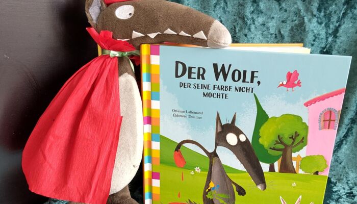 Buchcover "Der Wolf der seine Farbe nicht mochte"