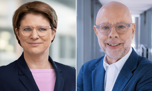 Portraits von Astrid Corall und Stefan Niemann
