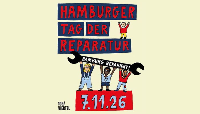 Plakat zum Tag der Reparatur am 7.11.2026