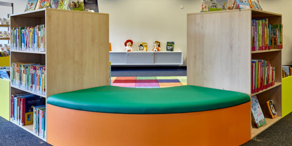 Kinderbereich in der Bücherhalle Billstedt