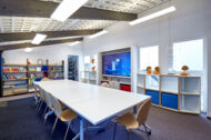 Gruppenraum in der Bücherhalle Kirchdorf