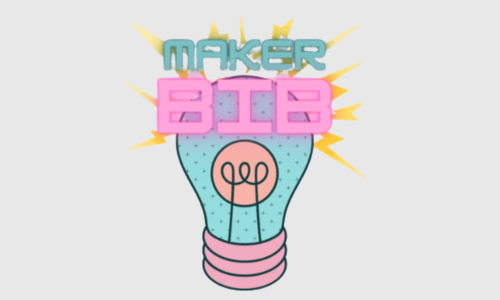 Logo mit Schriftzug und Glühlampe