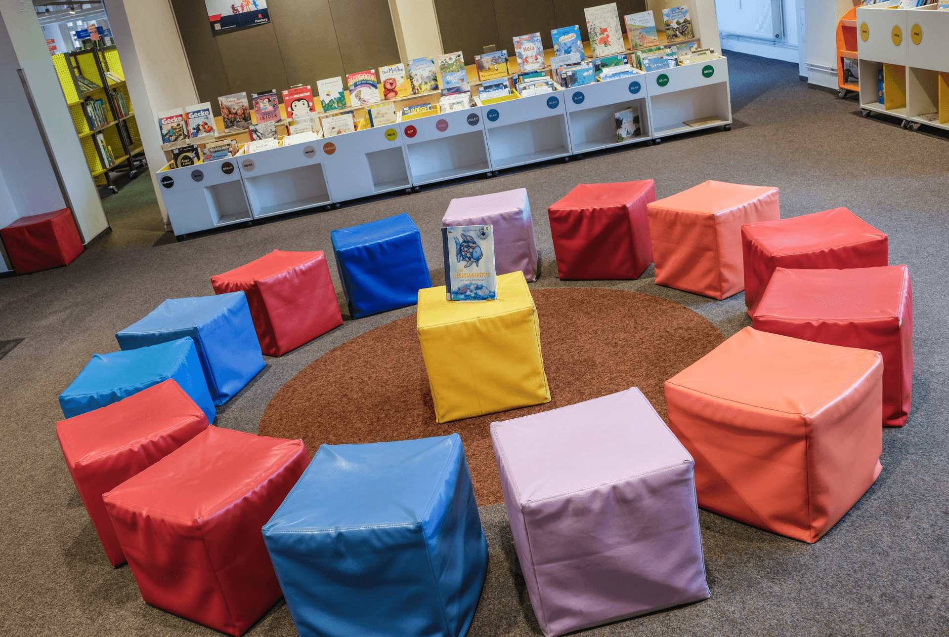 Lesesituation in der Kinderbibliothek