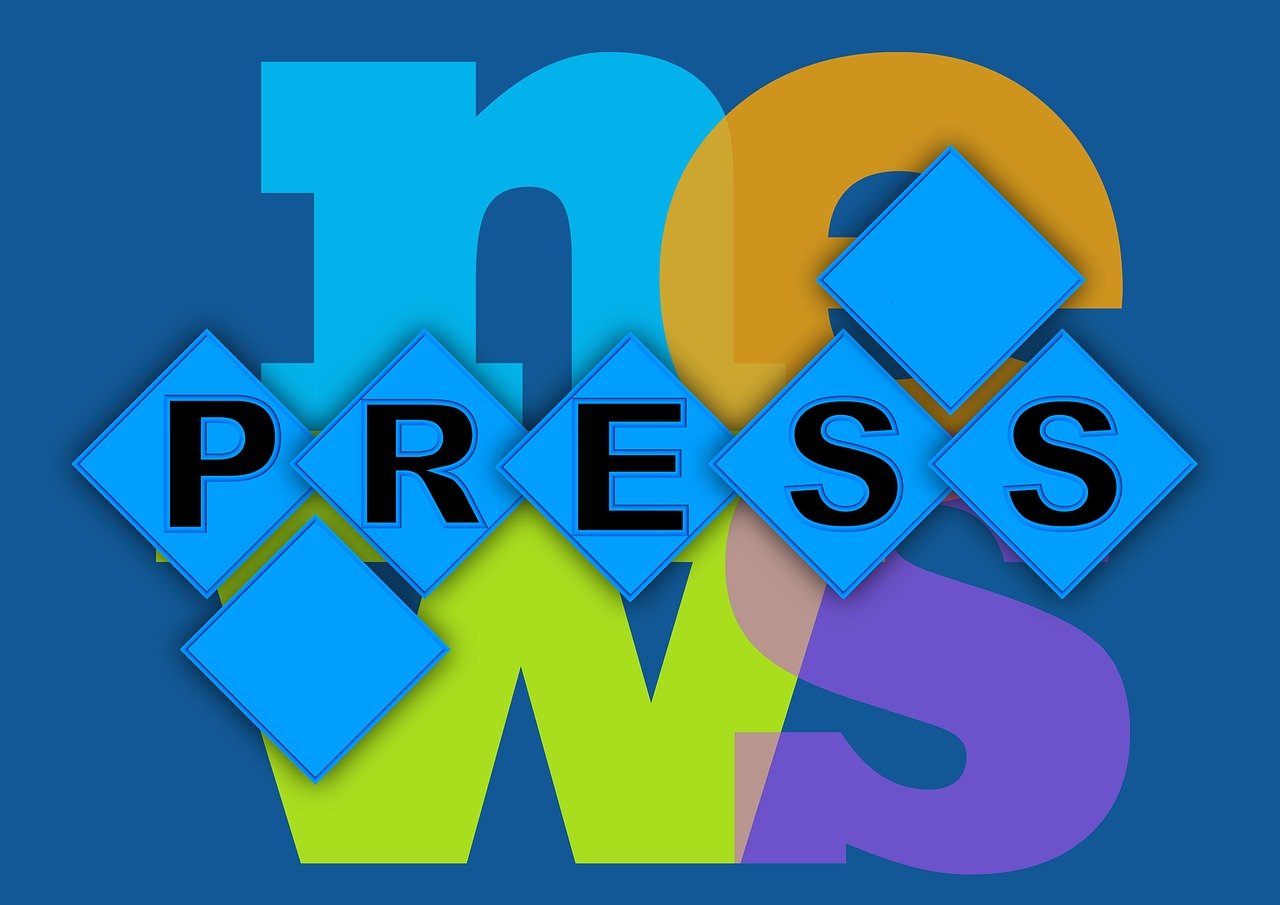 Schriftzug Press und News