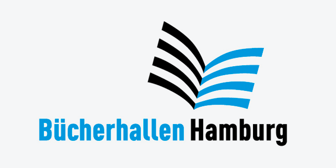Luftballons mit dem Logo der Bücherhallen