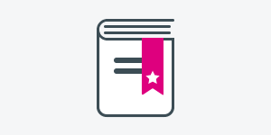 Grafik: Buch mit Sternchen